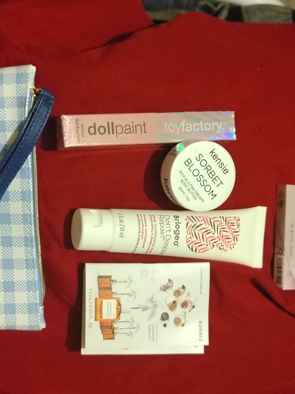ipsy Makeup Bundle with Dollpaint ToyFactory Lip Gloss & Kensie Sorbet Blossom